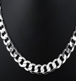 Fine 925 Collier de chaîne Figaro Silver Silver 6 mm 16quot24inch Top Quality Fashion Femmes Bijoux Men de bijoux 2019 Nouvelle arrivée 5699154