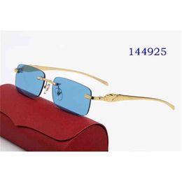 Fine Accessories lunettes de soleil de créateur pour hommes et femmes avec verres dorés sans monture lunettes de soleil avec monture en métal et montures optiques français