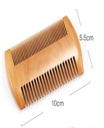 Tente grossière à double face peignes en bois Hair en bois Scorpion peigne double côté peigne à barbe pour hommes2729349