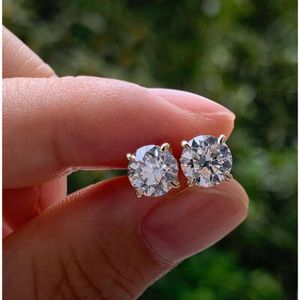 Fijne Drop Ship14k Lab Grown Diamonds 2Ct Per Paar CVD Diamond Earring Vrouw Gouden Oorbellen Sieraden