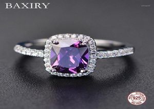 Engagement fin Ruby 925 Anneaux en argent sterling Amethyst Gemstone Ring Silver Emerald Blue Sapphire Nouveau pour les femmes12257242