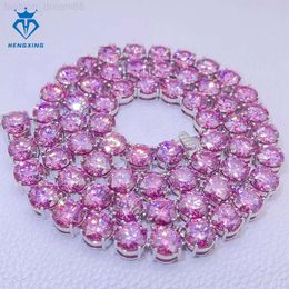 Fijne Sieraden 5mm tennisketting Armband 925 zilveren WS Moissamite diamant Cluster tennisketting voor mannen en vrouwen