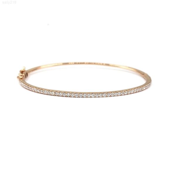 Bracelet de bijoux fins en or Rose 14 carats, bijoux fins ronds en forme de 8, pierre naturelle, bon cadeau pour femme, offre spéciale