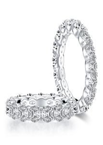 Bague de fiançailles en diamant synthétique rond en argent 925, bijoux fins, 42 Ct, pour femmes, 8212887