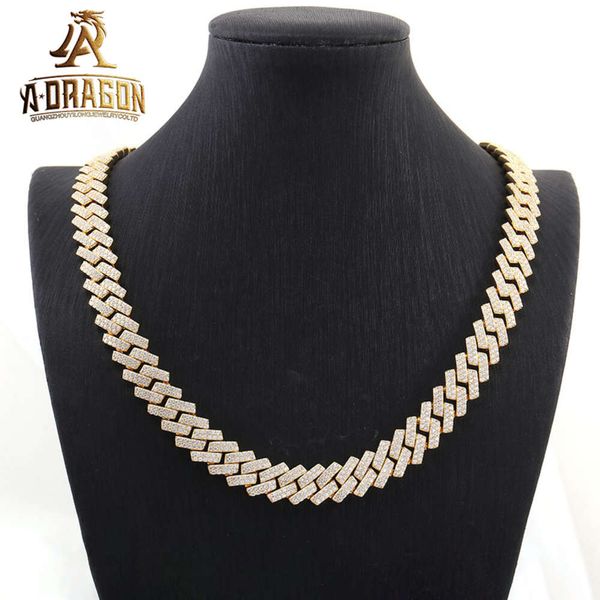 Fine bijoux Miami Hot vendeur brillance 10k 14k Gold en gros de la chaîne de liens cubains