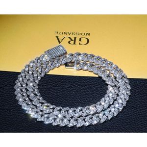 Fijne sieraden kettingen 925 Sterling Silver Diamond Necklace Europe en de Verenigde Staten populair