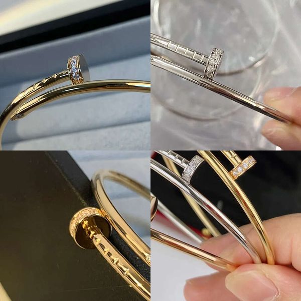 Diamants à ongles fins creux de concepteur élastique de qualité supérieure Reproductions officielles Taille des cadeaux premium 16-18cm avec boîte 005 Qualité d'origine