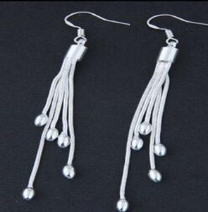 Estilo Fino 925 STERLING SIERTA exagerada Atmosférica con aretes de temperamento con flores de las mujeres 5502342