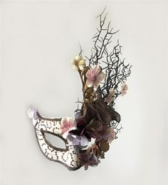 Fine Venetian Broadway Floral Tree Branches Antler Mask Masquerade Christmas Makeup Party Fancy Dishing Makes Accessories 2009291274108