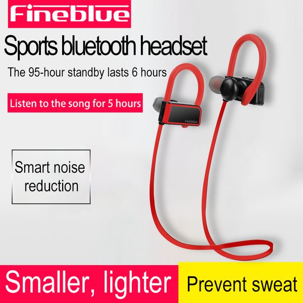 Fineblue FA80 Bluetooth Casque IPX5 Étanche Sans Fil Casque Sport Basse Bluetooth Écouteur avec Micro pour Téléphone Écouteurs