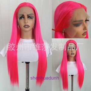Les plus belles coiffures de perruque pour les femmes de la mode de fête rose