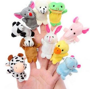 Finger Animia Toy Baby Plush Toy Cartoon Puppet Toys For Children Lovely Kids Favor C72