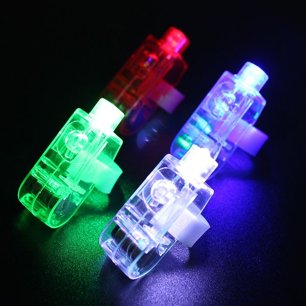 Doigt clignotant lampe LED électronique anneau lumineux chiristmas lampe jouet concert acclamations accessoires petits cadeaux activité jouets en gros