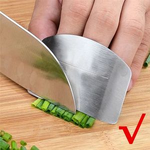 Protectores de los dedos de los dedos de los dedos de acero inoxidable Corte a mano de la mano Safe Use Safe Creative Kitchen Products Gadgets Herramientas