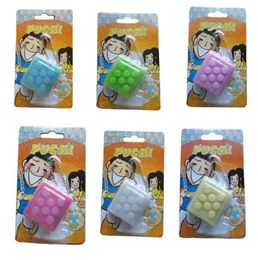 Finger Press Sound Toys Puti Bubble Pop KeychainBubble Wrap Puchi Puti Keyring Infinite Squeeze Decompress SPREKER VLUIDS VIEREN TOY FEY4554171