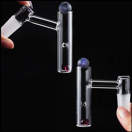 Vinger Quartz Banger met Auto Spinning Hole Tourbillon 16mm OD voor Dab Rig Glazen Bong Roken Accessoires Terp Slurper