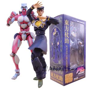 Finger Toys 16 cm Part.4 Jojo Bizarre Adventure Anime Figure Super Action Statue # 15 Josuke Higashikata Action Figure Collection Modèle Jouets