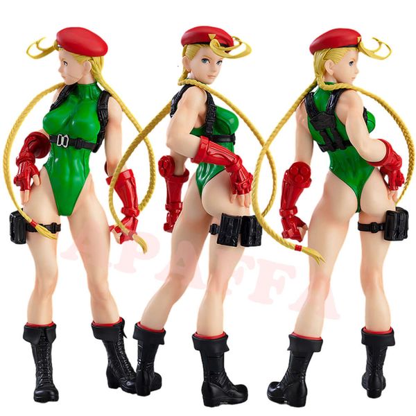 Jouets à doigts 17 cm Street Fighter Cammy blanc Sexy Anime fille Figure Pop Up défilé Chun Li/cammy figurine d'action modèle adulte poupée jouets cadeaux