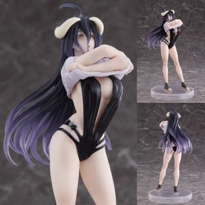 Jouets à doigts 18CM Anime Overlord IV Albedo Coreful Figure T-Shirt maillot de bain Ver Sexy fille PVC figurines d'action Hentai Collection modèle jouets cadeau