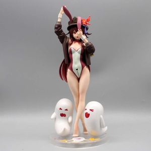 Vingerspeelgoed 27 cm Genshin Impact Hu Tao Bunny Sexy Anime Meisje Figuur Klee/venti/qiqi/nahida Action Figure Volwassen Verzamelmodel Pop Speelgoed