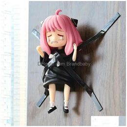 Juguetes para los dedos 30 cm Spyfamily Yor Forger Y Girl Figura Anya Acción Espía Familia Estatuilla Adt Modelo coleccionable Muñeca Drop Entrega Regalos Nov Dhubl