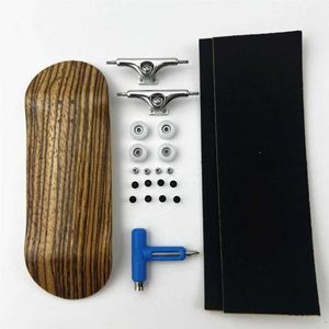 Vingerspeelgoed 32 mm 34 mm mini esdoorn hout vinger skateboard professionele lagerwielen houten toets D240529