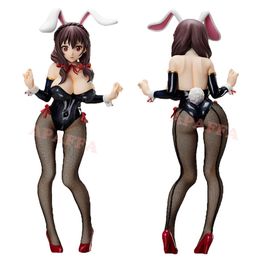 Jouets à doigts 37 cm libérant le style B Yunyun/obscurité Bunny Girl Figure d'anime Konosuba la bénédiction de Dieu sur ce monde merveilleux jouets figurines d'action