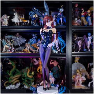 Vingerspeelgoed 48 cm Freeing B-stijl Anime Fairy Tail Erza Scarlet Bunny Ver 1/4 Pvc Action Figure Volwassenen Collectie Model Speelgoed Pop Geschenken