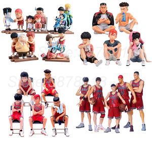 Finger Toys 5 pièces/ensemble Slam Anime Figure jouet Hanamichi Sakuragi Figurine Rukawa Kaede Akagi Takenori Miyagi Ryota figurine modèle jouet