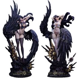 Vingerspeelgoed 60 cm Hentai Overlord Albedo Sexy Anime Girl Figure Full Plan Gk Albedo Action Figure Volwassen verzamelmodel Pop Speelgoed Geschenken