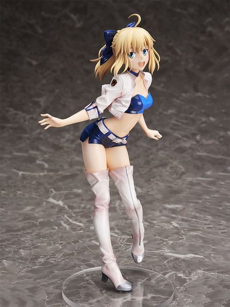 Jouets à doigts Anime Fate/stay night Saber Type-Moon Racing Ver. Figurine d'action en PVC, Collection de figurines de dessin animé japonais, modèle de jouet, poupée, cadeaux