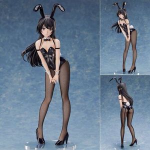 Vingerspeelgoed Anime Figuur Bunny Girl Senpai Mai Sakurima Action Figure Boef droomt niet van Bunny Girl Senpai Sakurima Mai Beeldje
