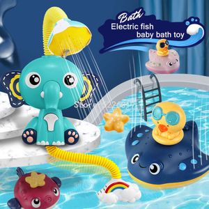 Jouets de doigt pour bébé, jouets de jeu d'eau de bain, poisson diable, jouet de pulvérisation d'eau électrique, éducation précoce, salle de bain, cadeaux de plage, jouet de bain