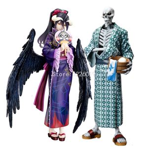 Jouets pour doigts 23 cm Overlord Albedo Figure d'anime Albedo Yukata Figurine d'action Overlord Iii Albedo Peignoir Figurine Ainz Ooal Robe Figure Modèle