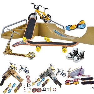 Toys Toys Two Wheel Scooter Deck Bmx Tip Board Chaussures Mini Ramp Skateboard Skate Bicycle Set Kids Gifts 220930 DROP DIVRION ROMMAN OTNLV