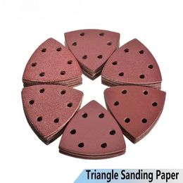Doigt/Triangle papier abrasif 60/80/120/180/240 grain pour outil oscillant ponçage meulage polissage