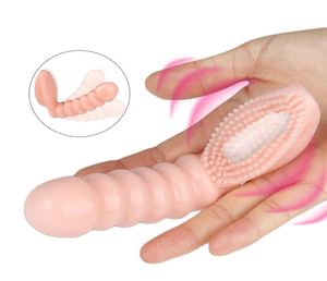 Vingervibrators Speeltjes voor vrouw Clitoris Stimulatieborstel Vibrerende vingerhuls G-spot Massage Vibrator Volwassen seksproduct2307083