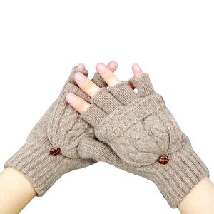 Vingerloze handschoenen 2021 ly mode vrouwen warmer winter gratis #d