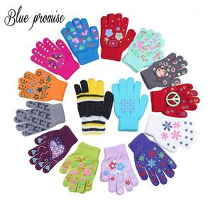 Gants sans doigts 2021 enfants chauds hiver