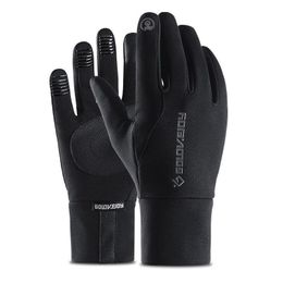 Guantes sin dedos Moda Muñeca Mujeres Hombres Invierno Mantener caliente Térmico Dedo completo Adulto Ciclismo Pantalla táctil Manopla