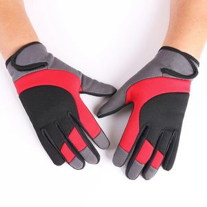 Gants sans doigts hommes mitaines De doigt complets épaissir Patchwork hiver Luvas De Inverno Guantes thermique Luva pour hommes