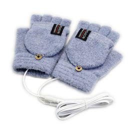 Fingerless Gloves draagbare USB handverwarming voor huis flip -deksel elektrische verwarming met verwarmde vellen warmer 221014