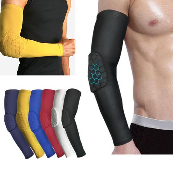 Gants de sport sans doigts, bras de protection Anti-collision, respirant, équipement de protection pour course à pied, basket-ball, SPSLF0004