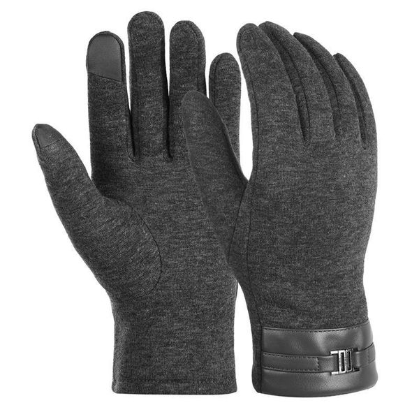 Guantes sin dedos VBIGER Winter Warm Touch Screen Casual Mitones para hombres y mujeres