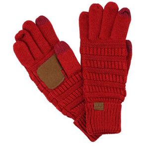 Gants sans doigts XEONGKVI Europe Amérique Mode Mitaines tricotées Marque Automne Hiver Chaud Écran Tactile Cyclisme Pour Femmes Et Hommes