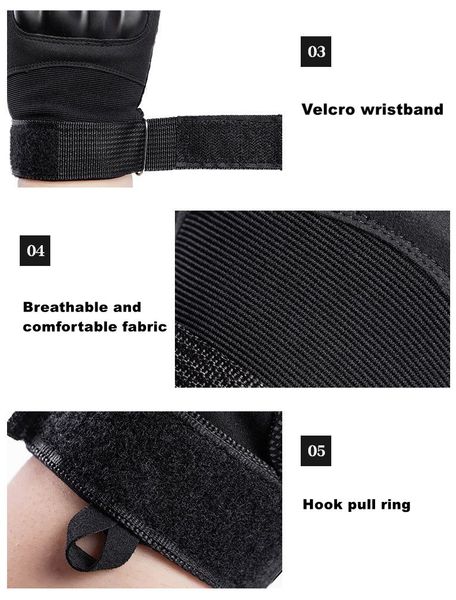 Gants de sport sans doigts, armée, police militaire, protection des articulations, gants d'extérieur, escalade, cyclisme, écran tactile, accessoires athlétiques pour hommes et femmes