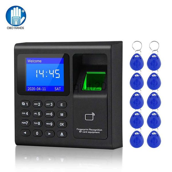Control de acceso de huellas dactilares 1.8 pulgadas Sistema biométrico de asistencia de tiempo de huellas dactilares Reloj Grabador Dispositivo de grabación Máquina electrónica F30 x0803