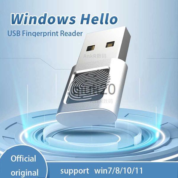 Control de acceso de huellas dactilares 2023 NUEVA interfaz de lector de huellas dactilares USB para Windows 8 1011 Bloqueo de inicio de sesión sin contraseña Para inicio de sesión sin contraseña Dual-Login x0803