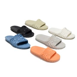 Vingerafdrukontwerperglaasjes slippers Onyx botzout blauw mode rubberen sandalen voor heren dames schuifregelaars kruisen water sandale strandschoenen 35-46