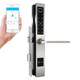 Vingerafdrukdeurslot Waterdicht Smart Lock Intelligent Biometric Electronic 201013